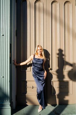 AA030 MAXI DRESS NAVY