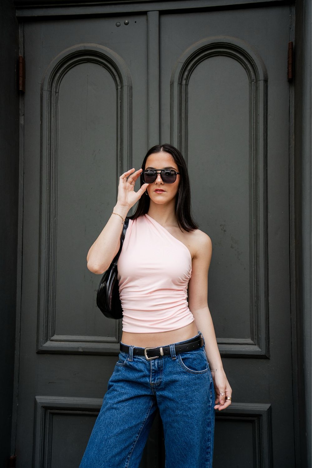 Fitted One Shoulder Tank