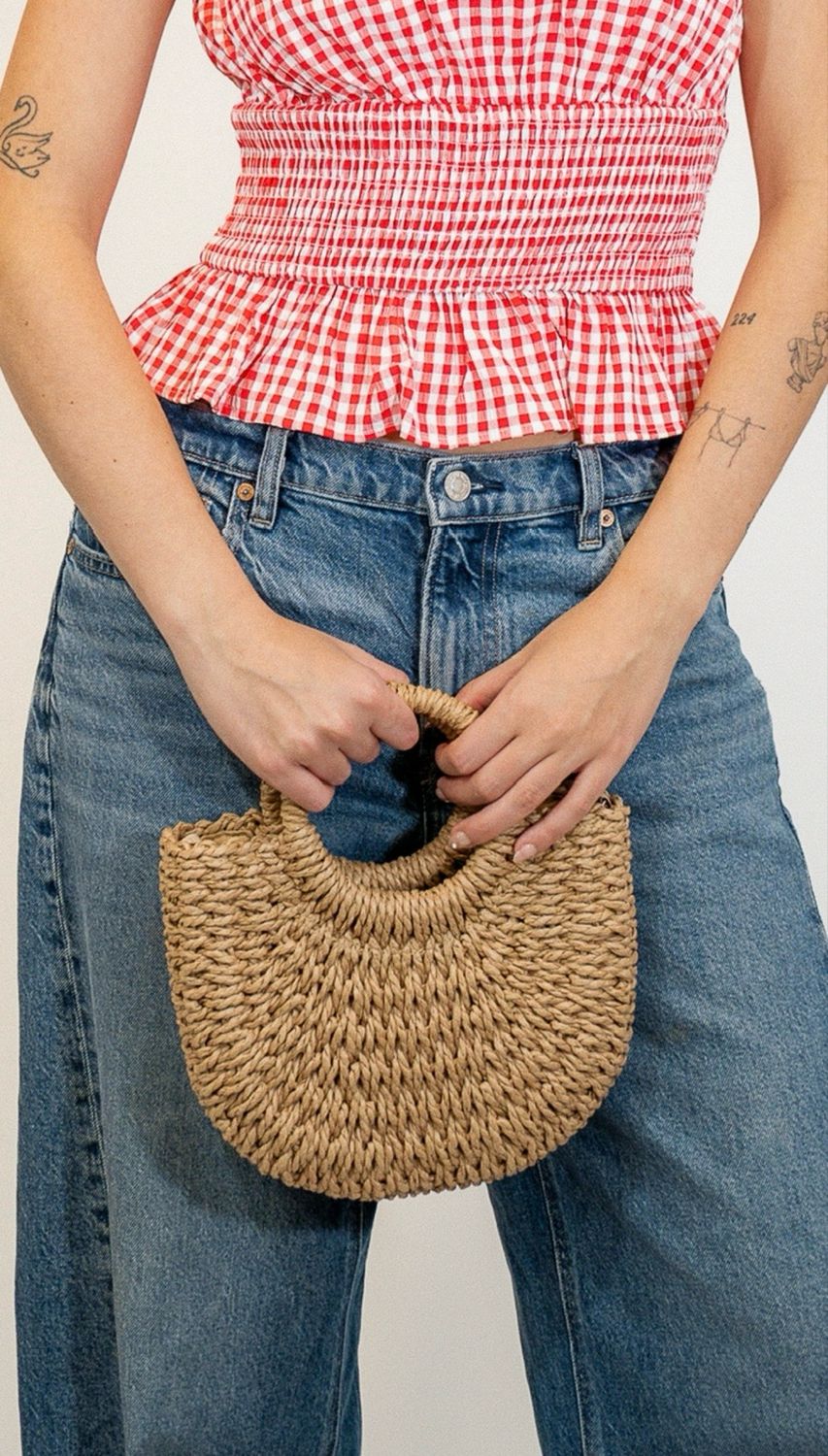 Woven Beach Handbag