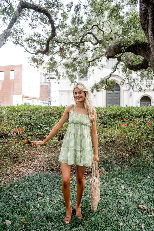Tiered Flowy Mini Dress
