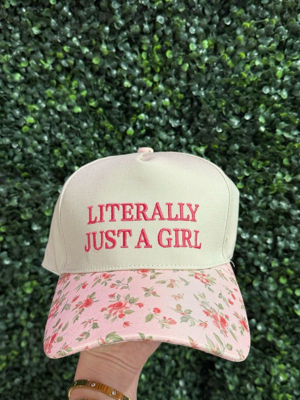 TRUCKER HAT LITERALLY FLORAL