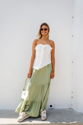 Tiered Maxi Skirt