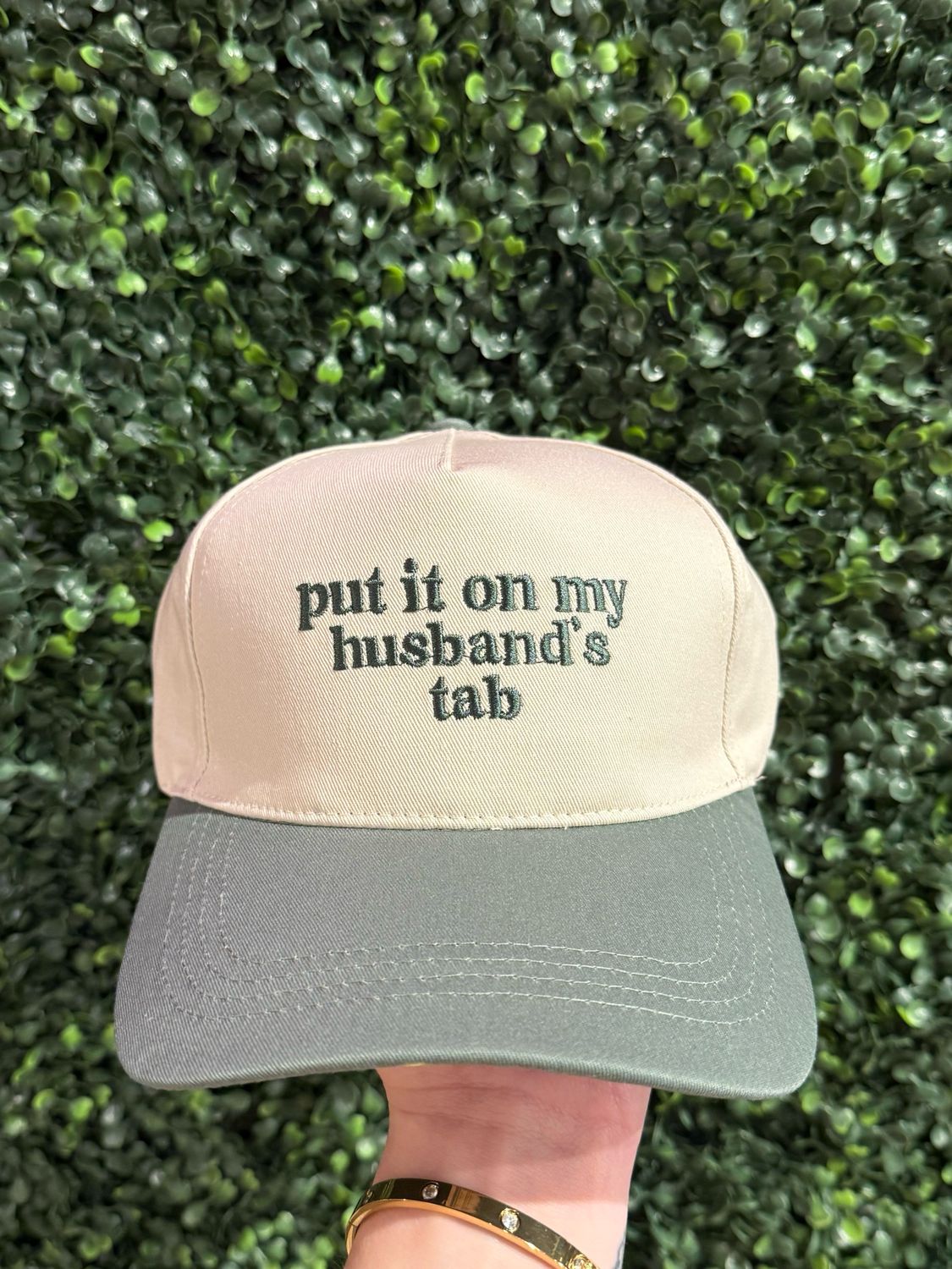 Husbands Tab Trucker Hat Green