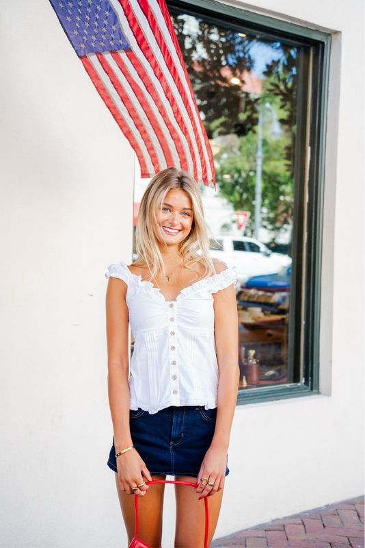 Sweetheart Neck Top