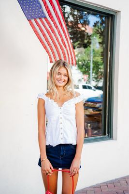 Sweetheart Neck Top