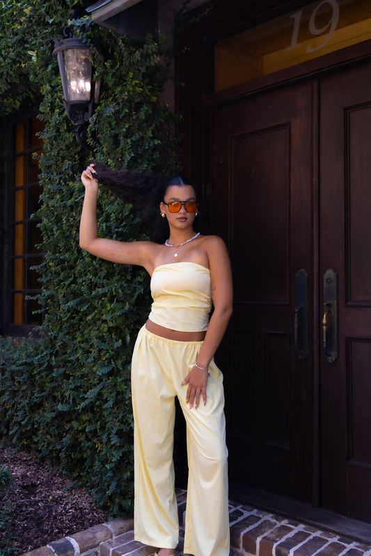 Yellow Set Pants