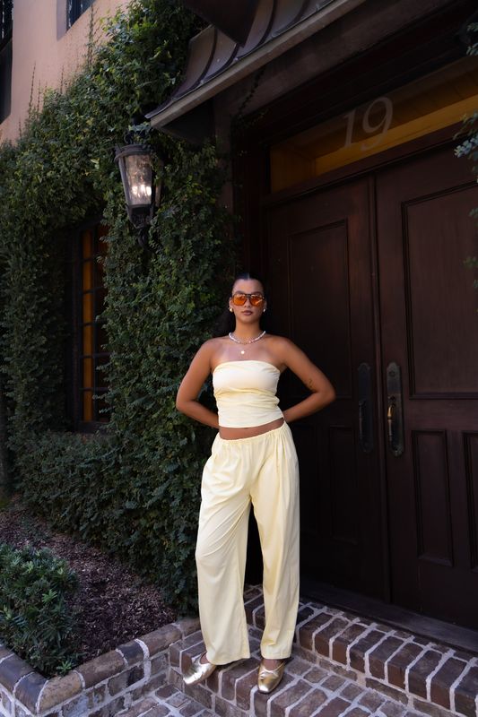 Yellow Set Pants