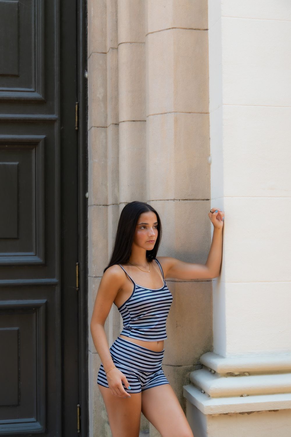 Stiped Set Shorts