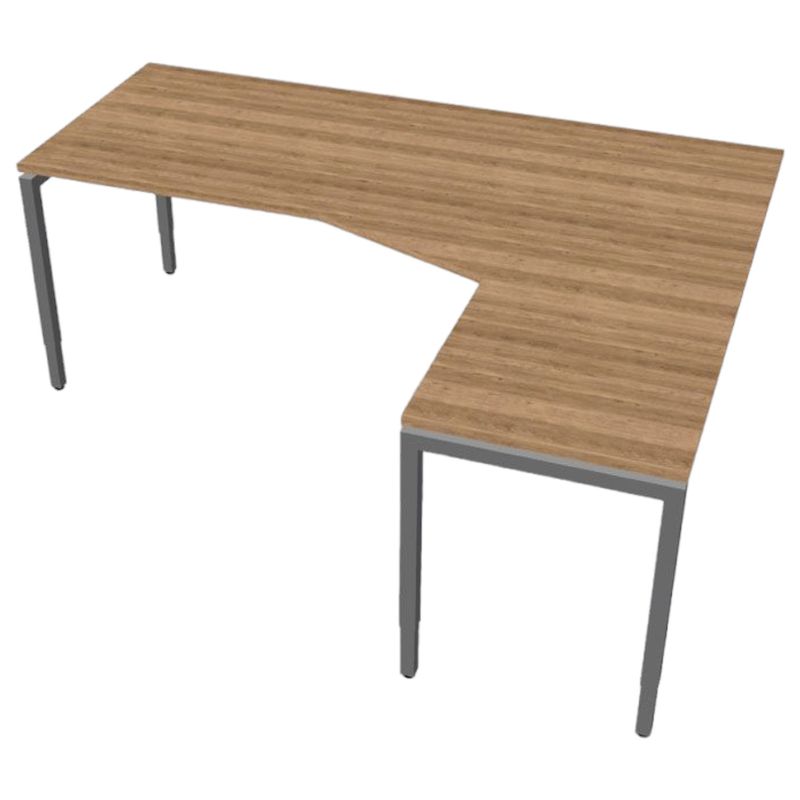 Arca bureau NG-compact groot 200 x 160cm, Hoogte instelbaar
