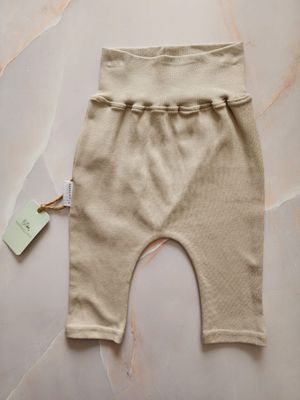 COTTON FOOTLESS LEGGING | STONE