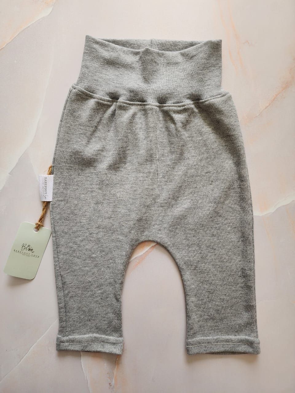 COTTON FOOTLESS LEGGING | GREY