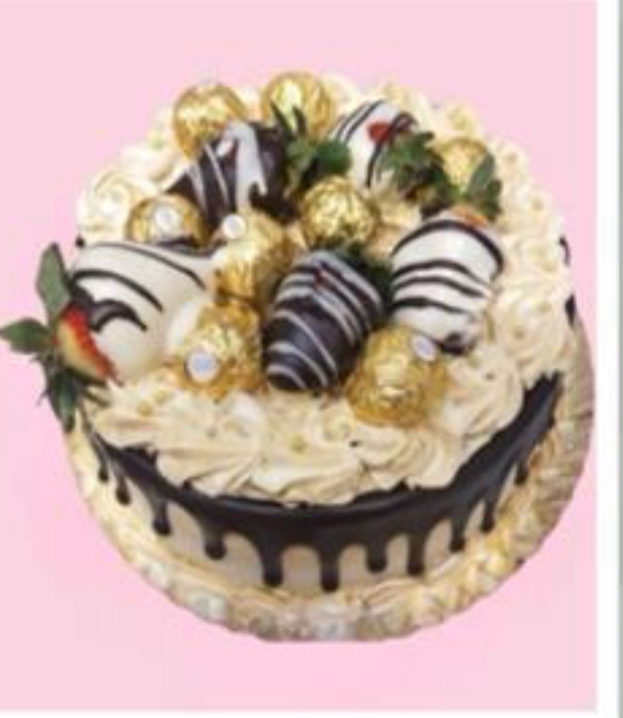 Ferrero y fresas