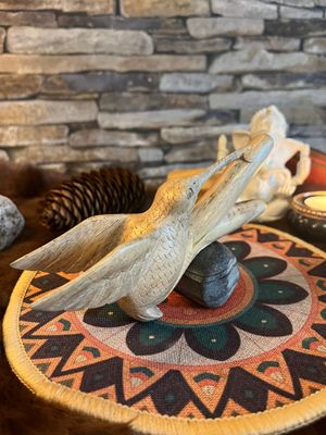 Hummingbird Kuripe - White Sono Wood -Handmade