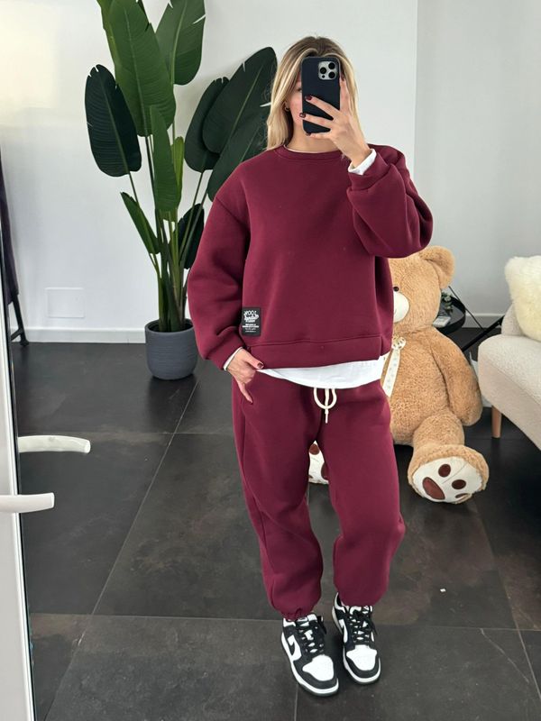 COORDINATO COMFY BORDEAUX