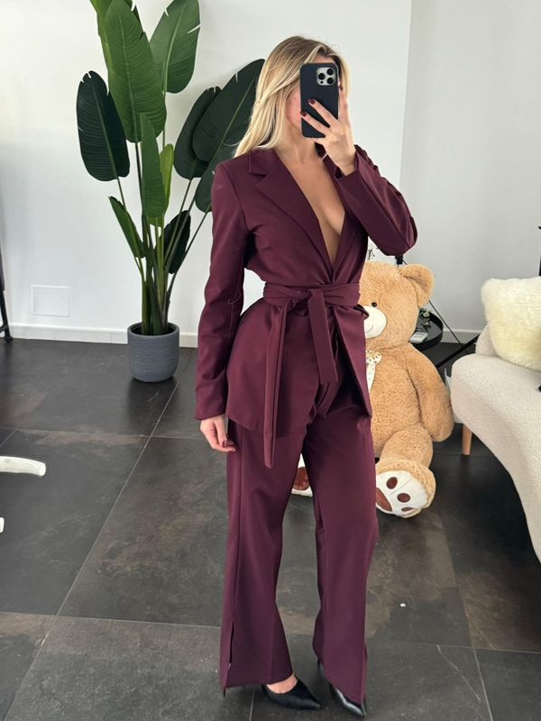 TAILLEUR EVA BORDEAUX