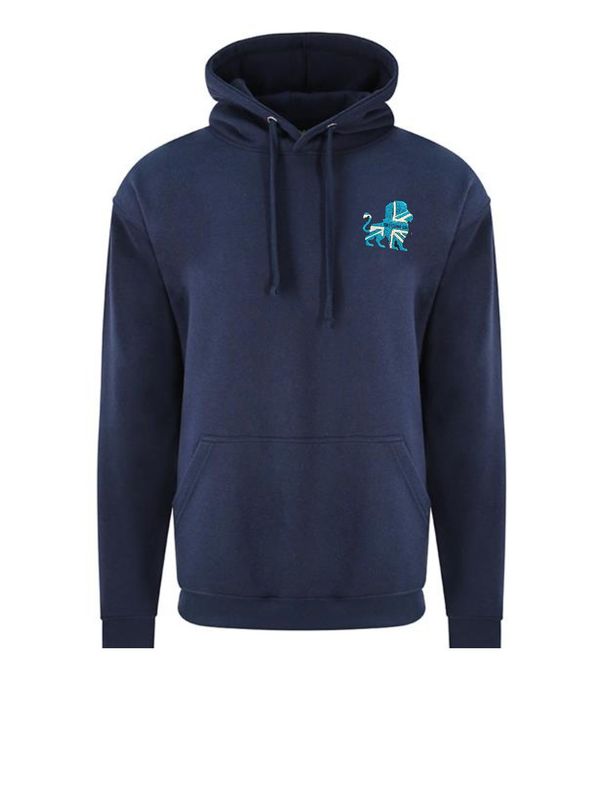 reform blue lion hoodie