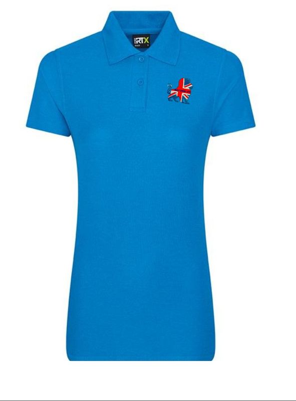 REFORM RED LION LADIES POLO SHIRT - SAPHIRE