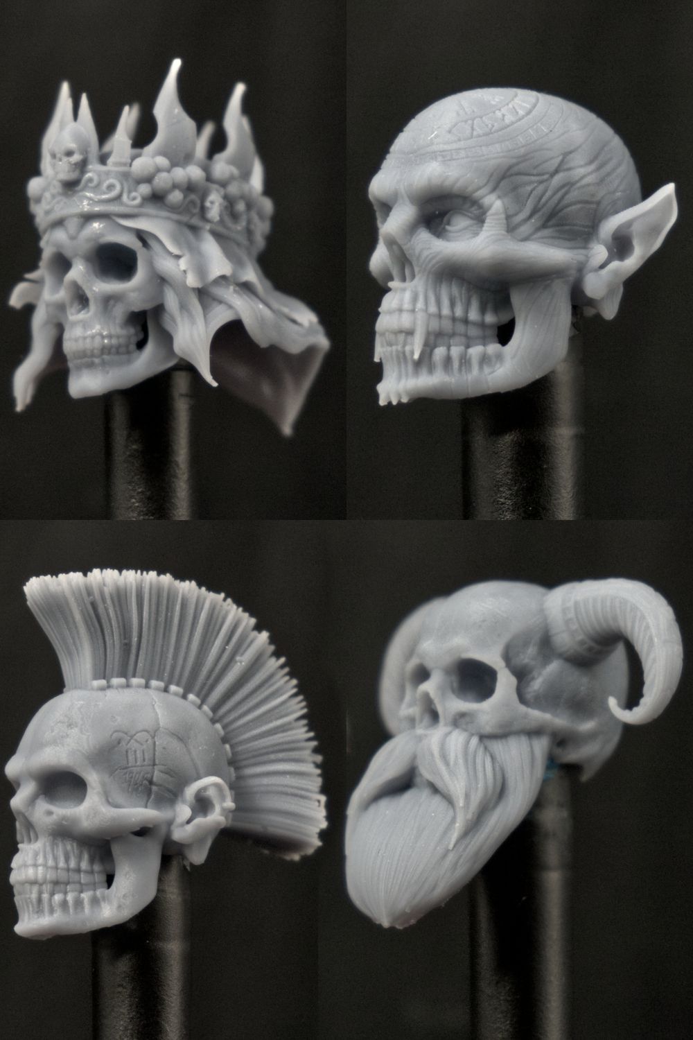 ALL IN Skeleton Head Bundle | Ashenborn, Marrow, Ribcage Riot, &amp; The Lost Tyrant