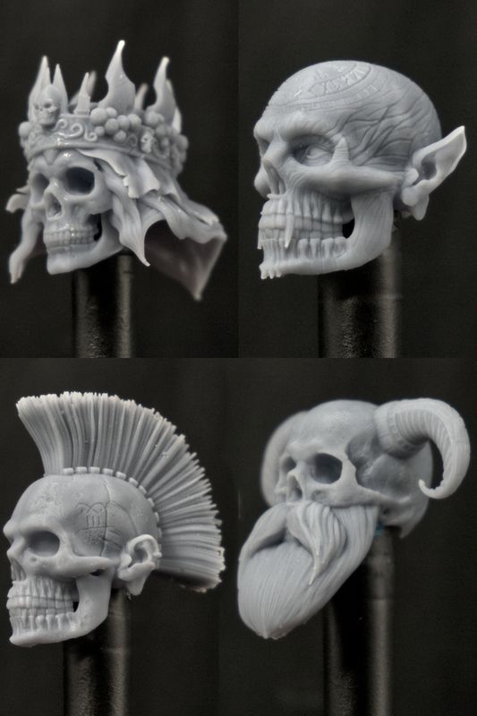 ALL IN Skeleton Head Bundle | Ashenborn, Marrow, Ribcage Riot, &amp; The Lost Tyrant