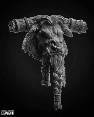 Feramo (Broken horn no helmet)