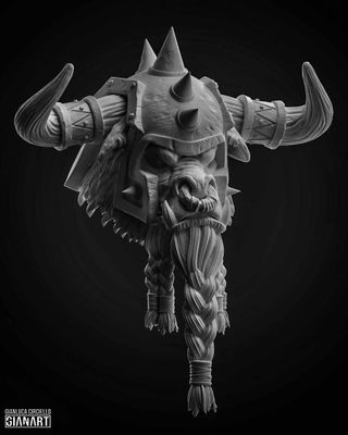 Feramo (full horns and Helm)