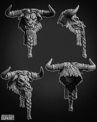 Feramo full horns No Helm