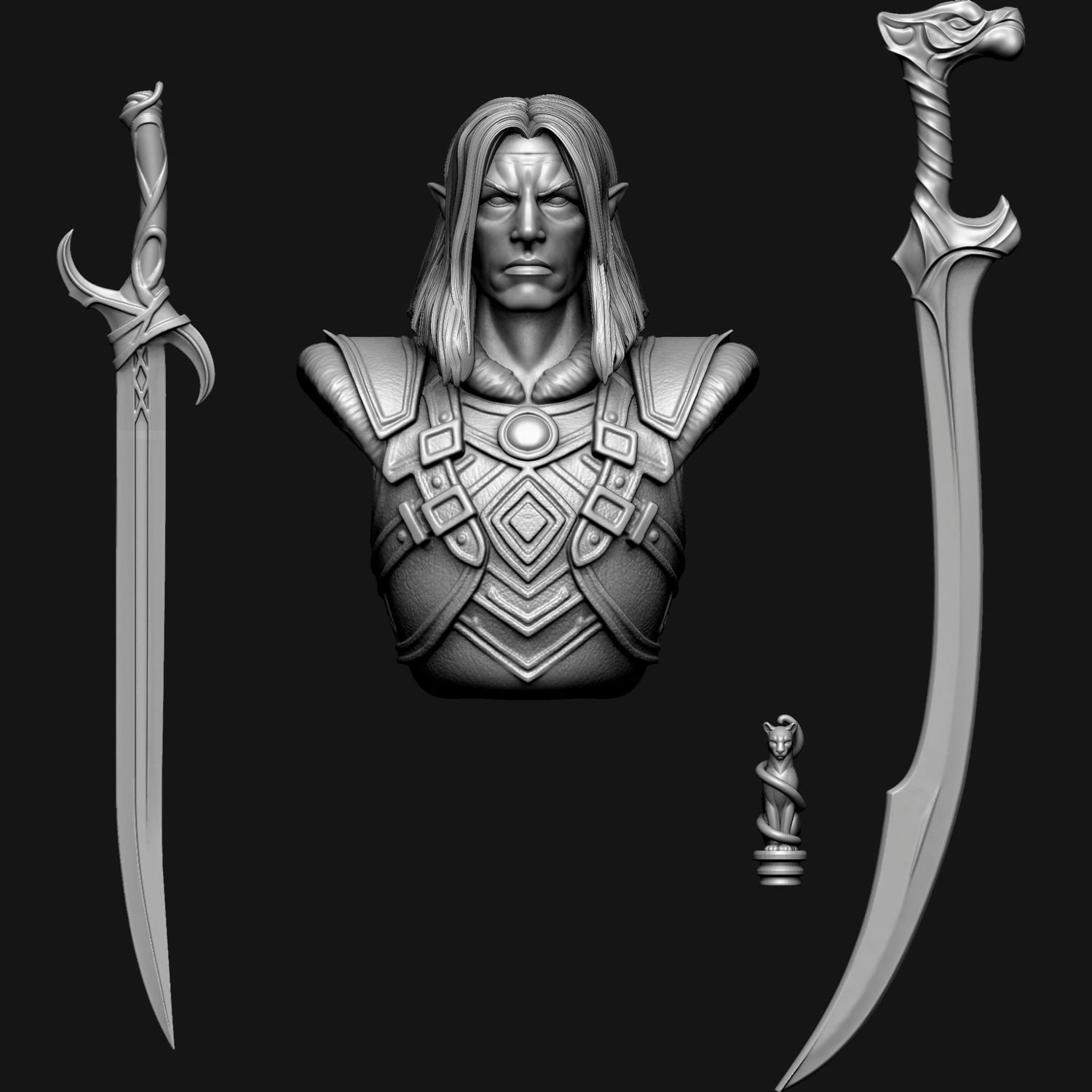 Tribute to Forgotten Realms Drizzt