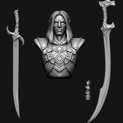 Tribute to Forgotten Realms Drizzt