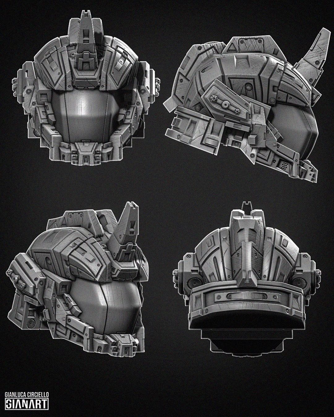 Mecha-Morkto | Closed Visor Variant