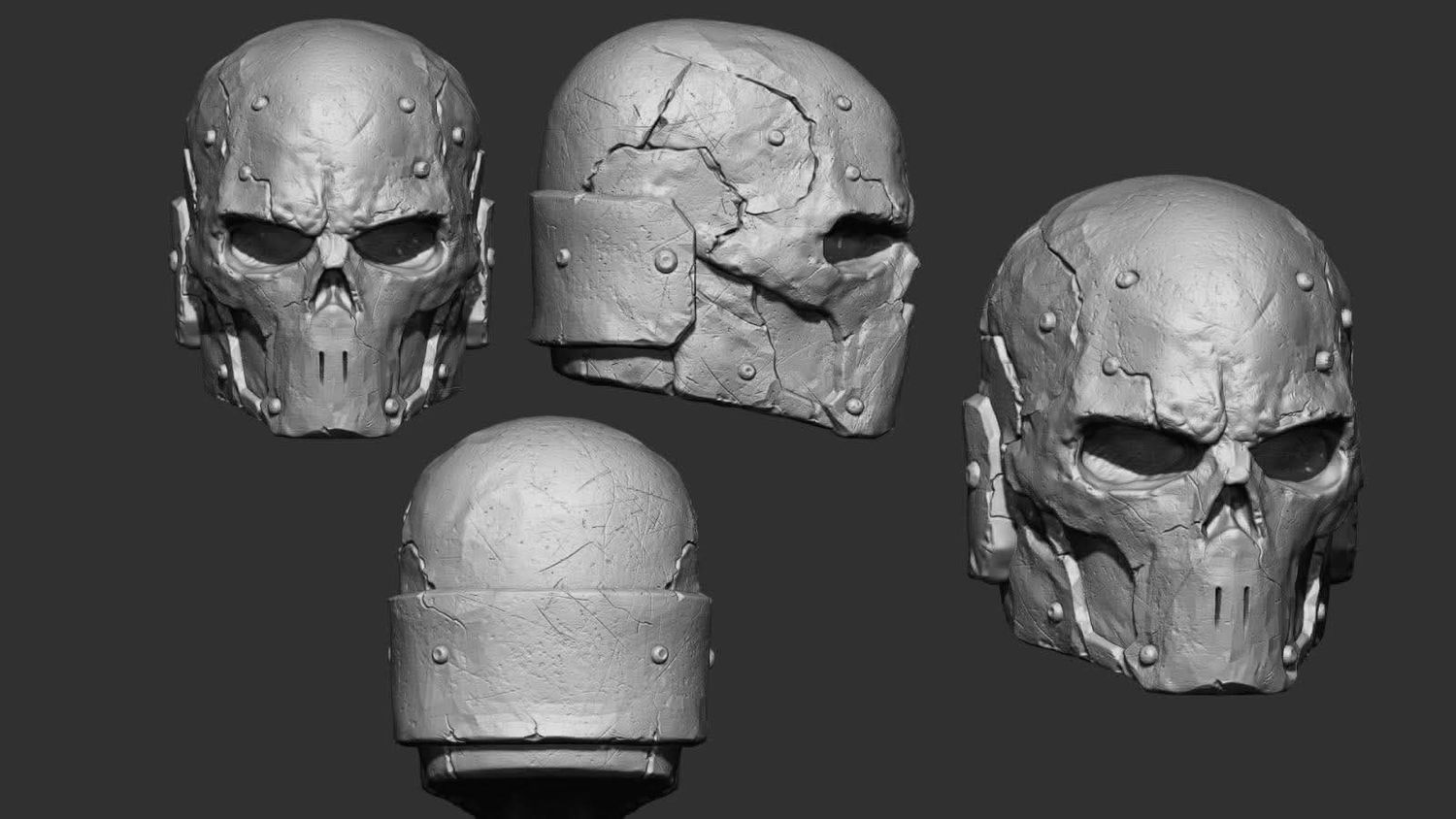 Iron mask warrior