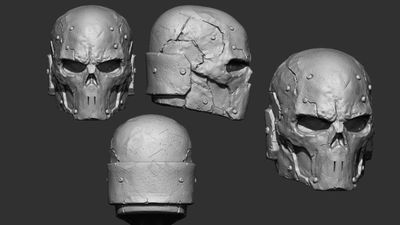 Iron mask warrior