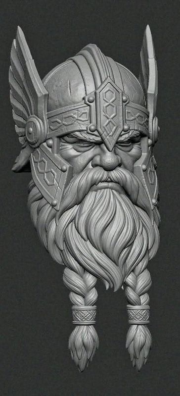 Bear warrior helm