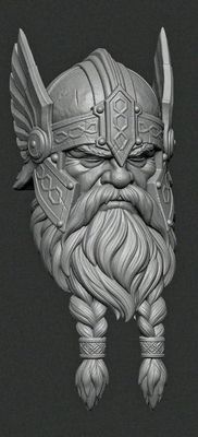 Bear warrior helm