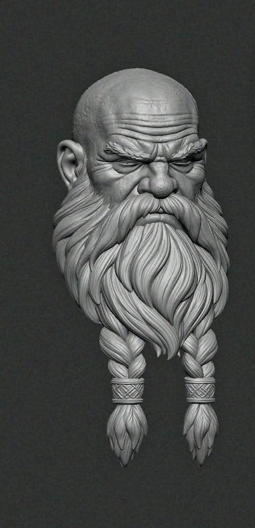 Bear warrior bald