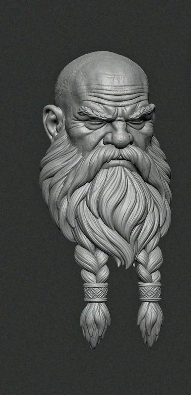 Bear warrior bald