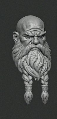 Bear warrior bald
