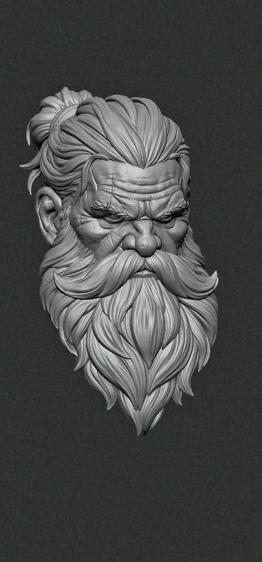 Bear warrior hair