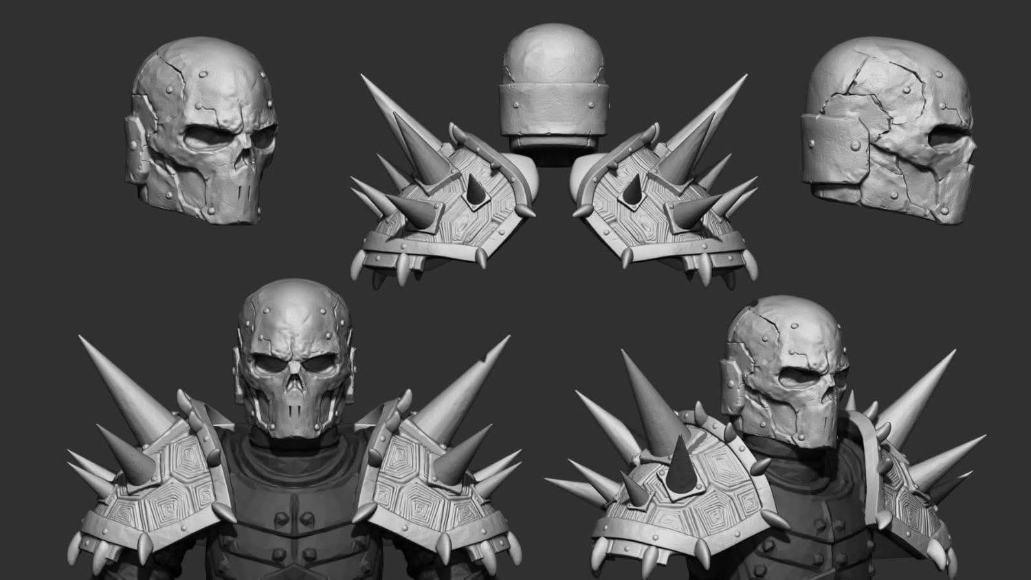 Turtle spike shoulders