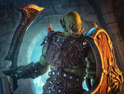 Kkurzog- ogre scale