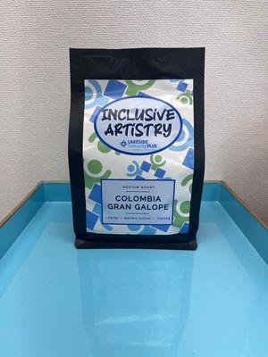 Medium Roast Coffee with Lakeside Packaging Plus Logo