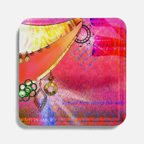 Victoria&#39;s Desert Earrings Coasters
