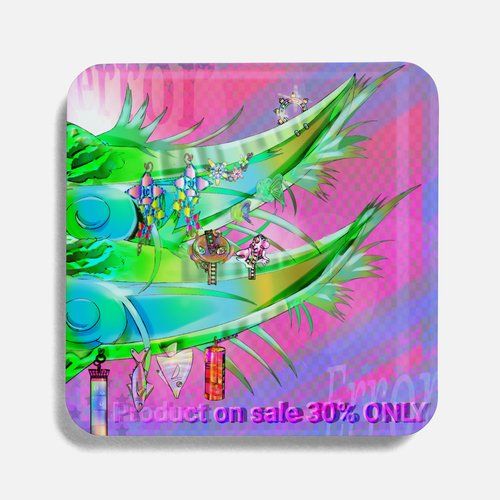 Victoria&#39;s Forest Earrings Coasters