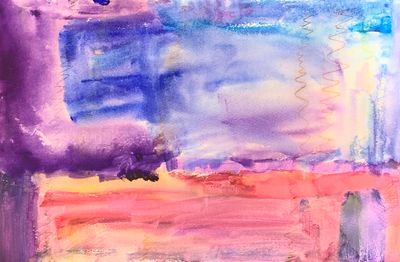 Stephanie&#39;s &quot;Pink and Purple Study&quot; 8 x 10 Matte