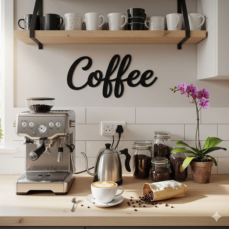 ROTULO PALABRA &quot;COFFEE&quot; DE PVC DE 10 MILIMETROS EN COLOR NEGRO,BLANCO O EL QUE UD. NECESITE TAMAÑO: 90 CMS DE LARGO X 50 CMS DE ALTO