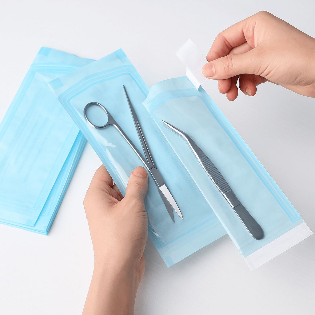200 BOLSAS PARA ESTERILIZAR HERRAMIENTAS DE MANICURA