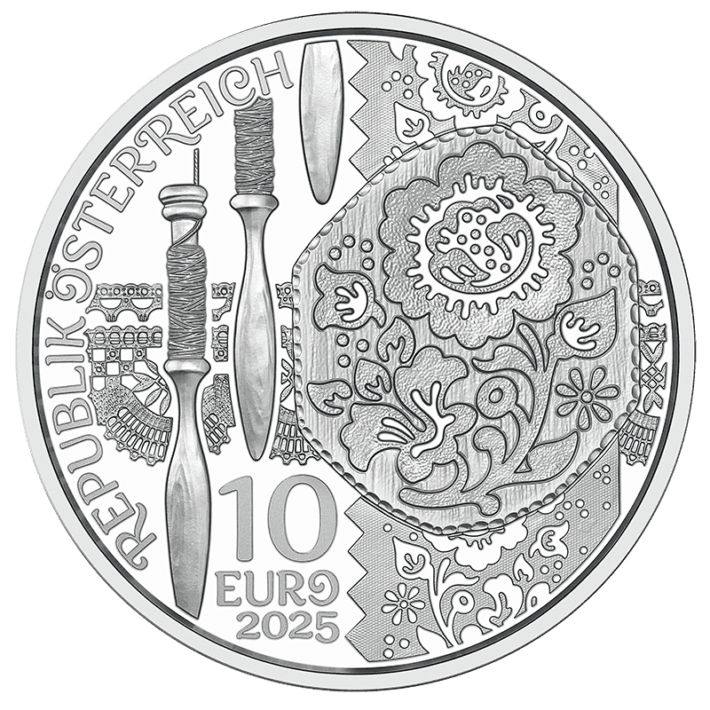 Proof 10 euro Austria 2025 - Aufdirndln Lino