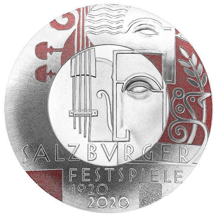Proof 20 euro Austria 2020 - Centenario del Festival de Salzburgo