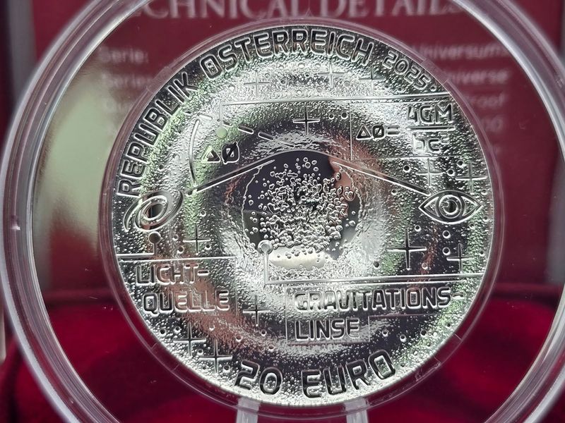 Proof 20 euro Austria 2025 - Anillo Einstein