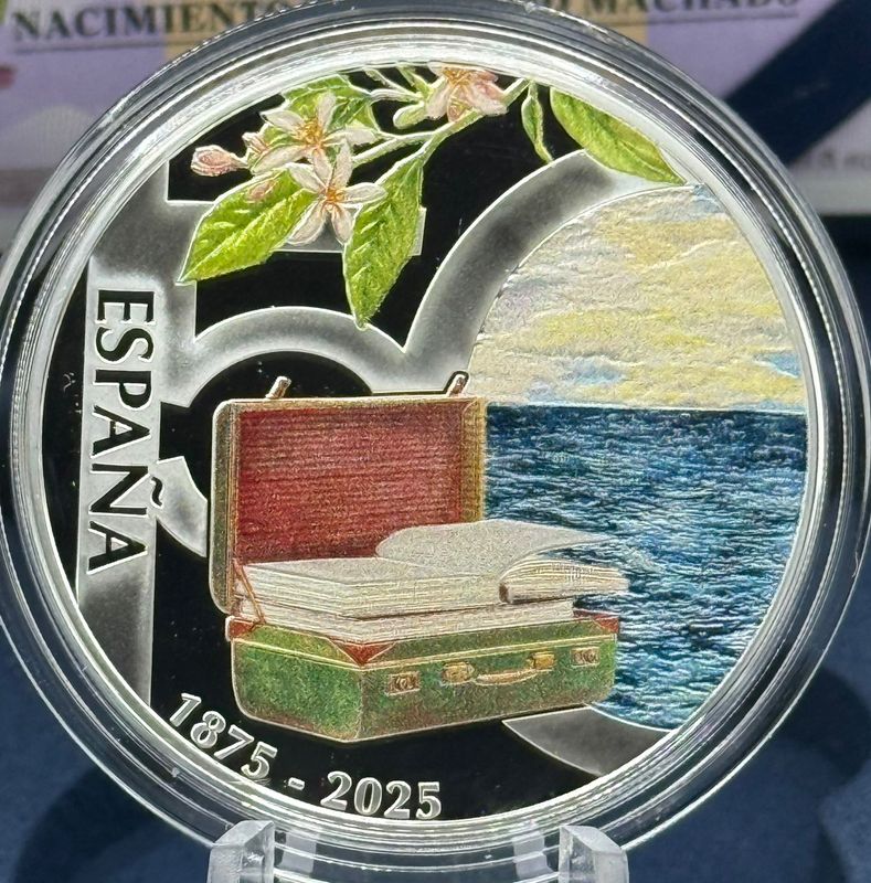 Proof 10 euro España 2025 - Antonio Machado