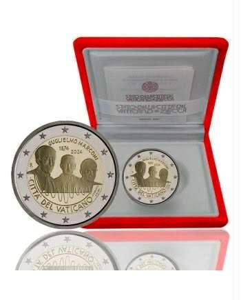 Proof Vaticano 2024 2 euro -  Guglielmo Marconi